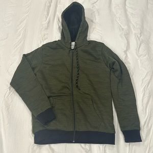 Six Lincoln faux fur lined hoodie